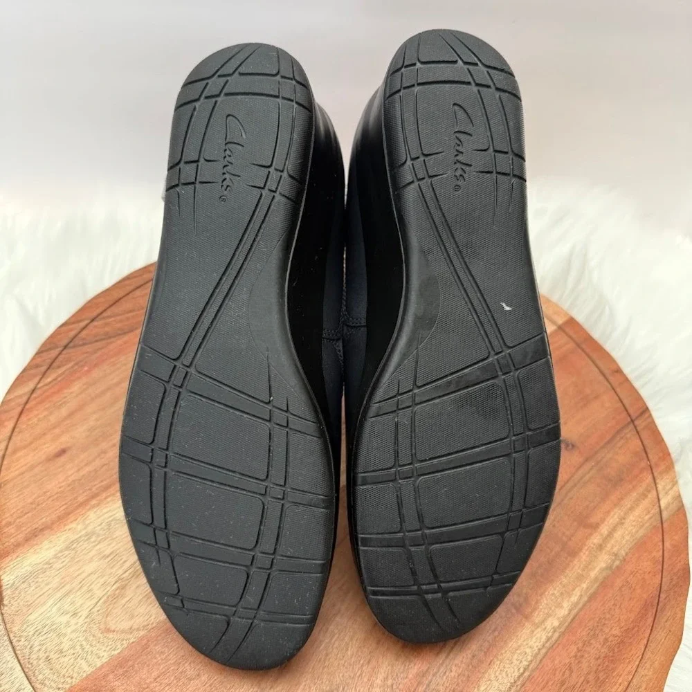 Clarks Collection Womens Size 11 W Navy Blue Wedge Pumps Ultimate Comfort Shoes‎